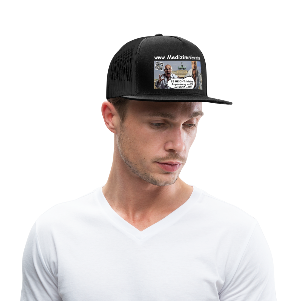 Trucker Cap - Schwarz/Schwarz