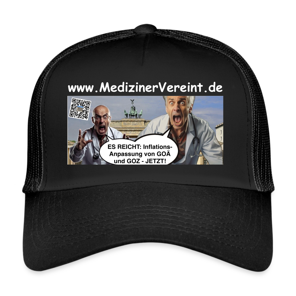 Trucker Cap - Schwarz/Schwarz