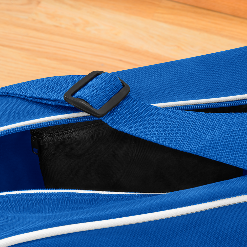 Retro Tasche James + Jeanne - Blau/Weiß