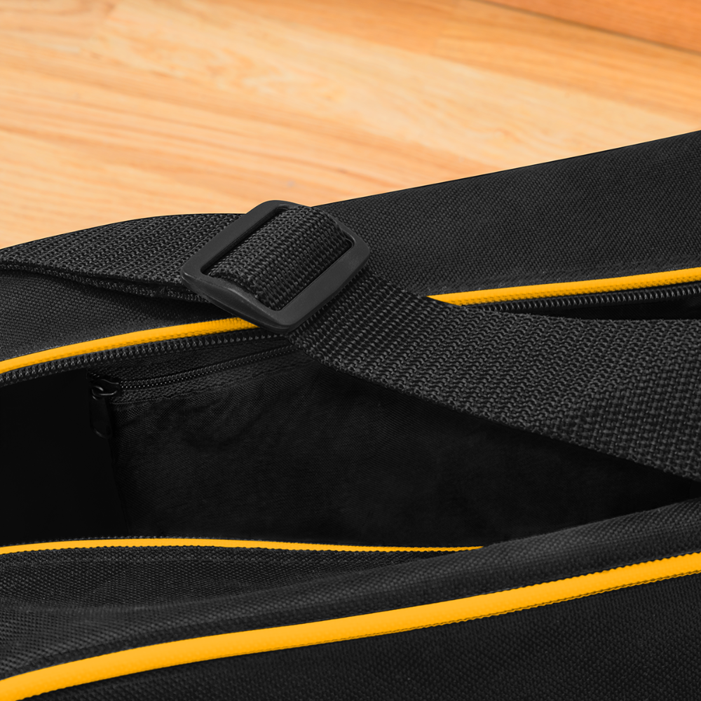 Retro Tasche NO PICTURE PLEASE - Schwarz/Gold