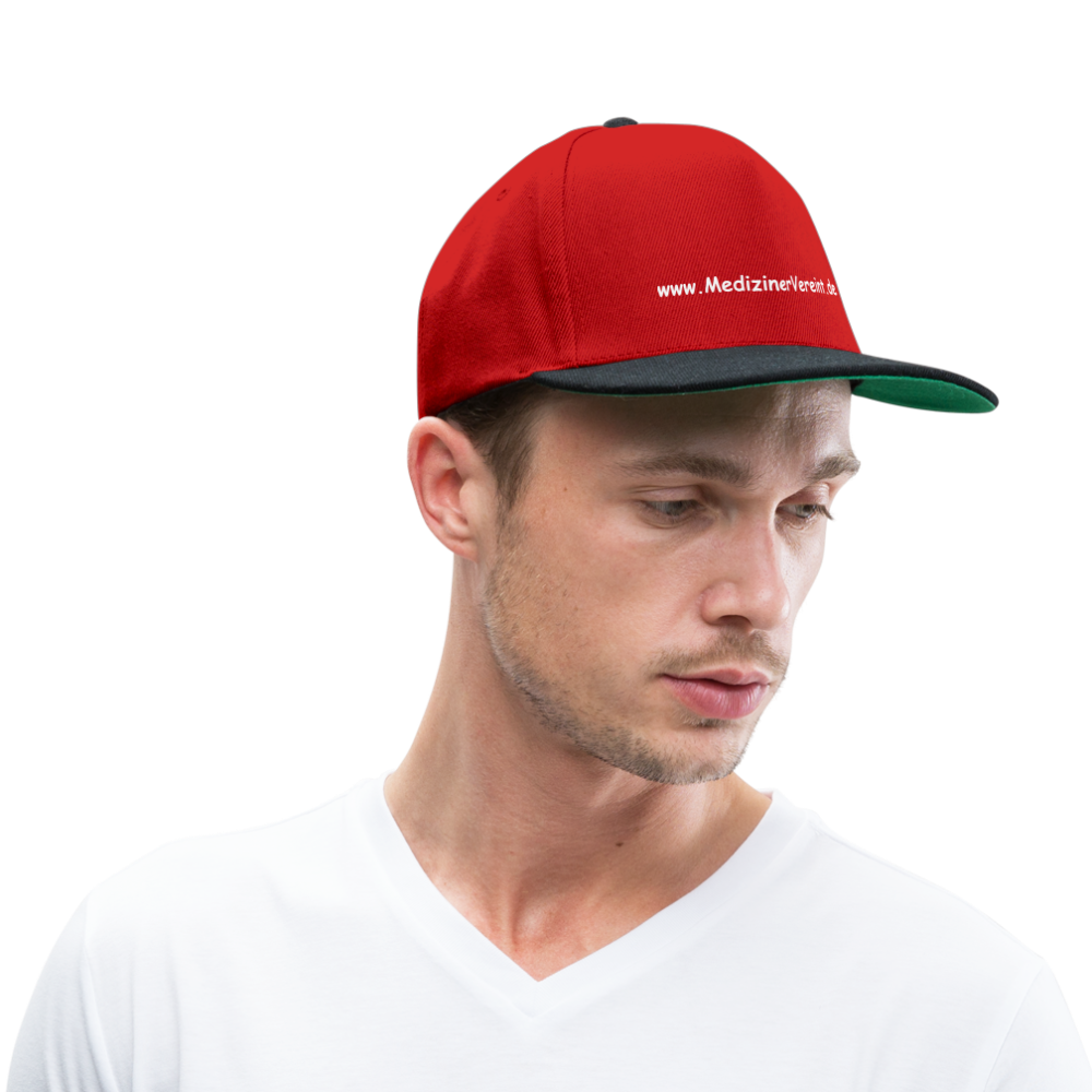 Snapback Cap NO PICTURE PLEASE - Rot/Schwarz