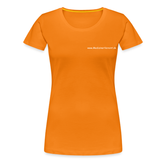 Frauen Premium T-Shirt NO PICTURE PLEASE - Orange