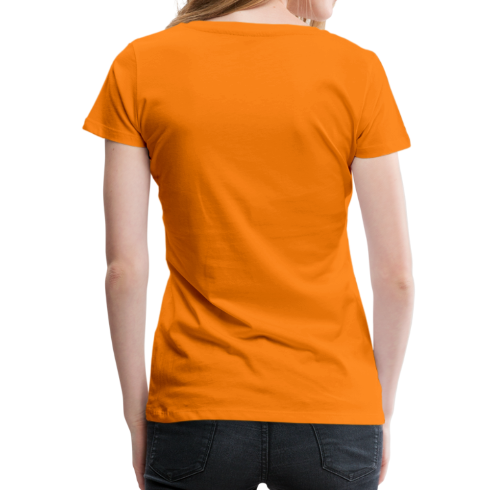 Frauen Premium T-Shirt NO PICTURE PLEASE - Orange