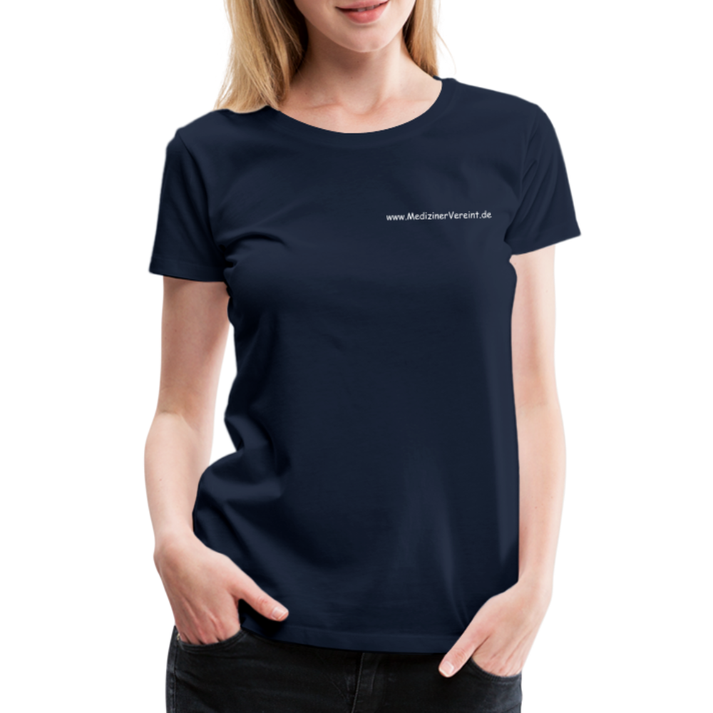 Frauen Premium T-Shirt NO PICTURE PLEASE - Navy