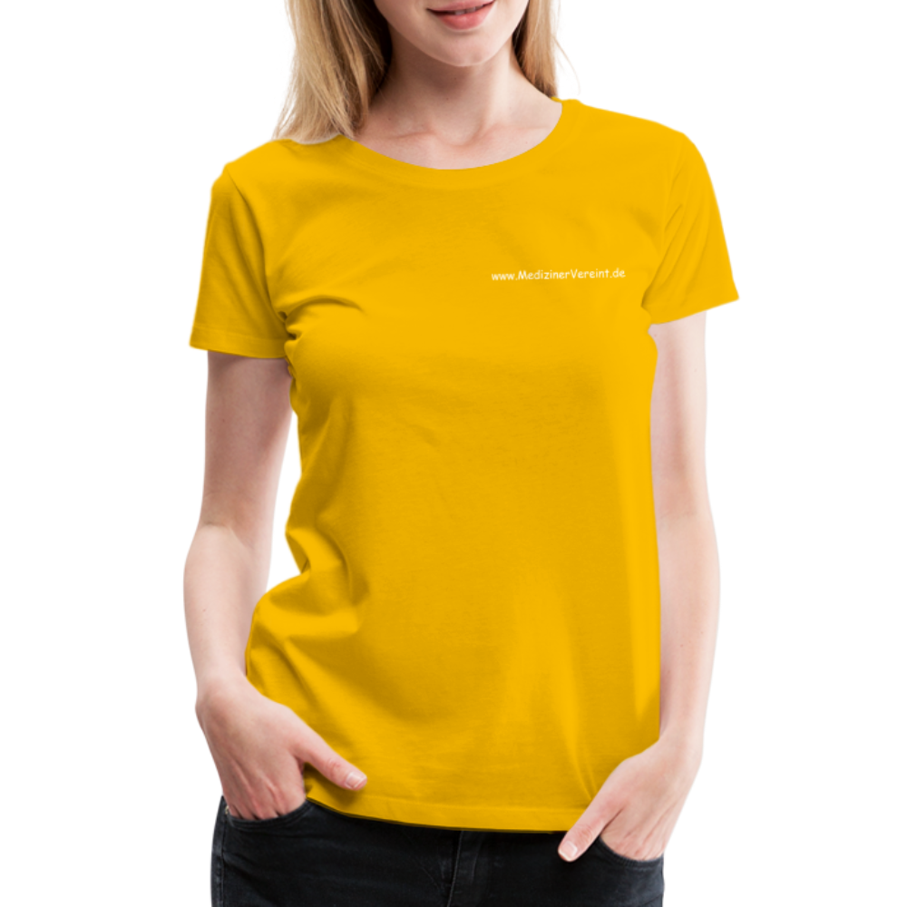 Frauen Premium T-Shirt NO PICTURE PLEASE - Sonnengelb