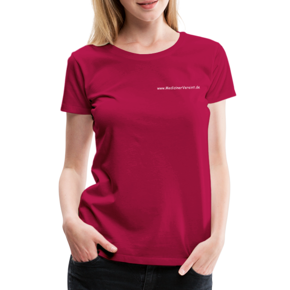 Frauen Premium T-Shirt NO PICTURE PLEASE - dunkles Pink