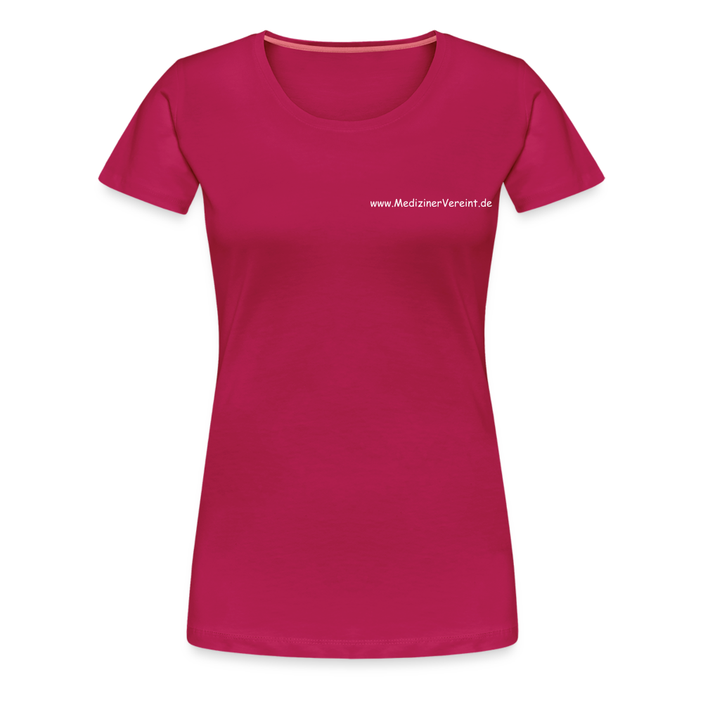 Frauen Premium T-Shirt NO PICTURE PLEASE - dunkles Pink