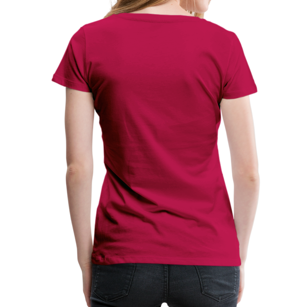 Frauen Premium T-Shirt NO PICTURE PLEASE - dunkles Pink