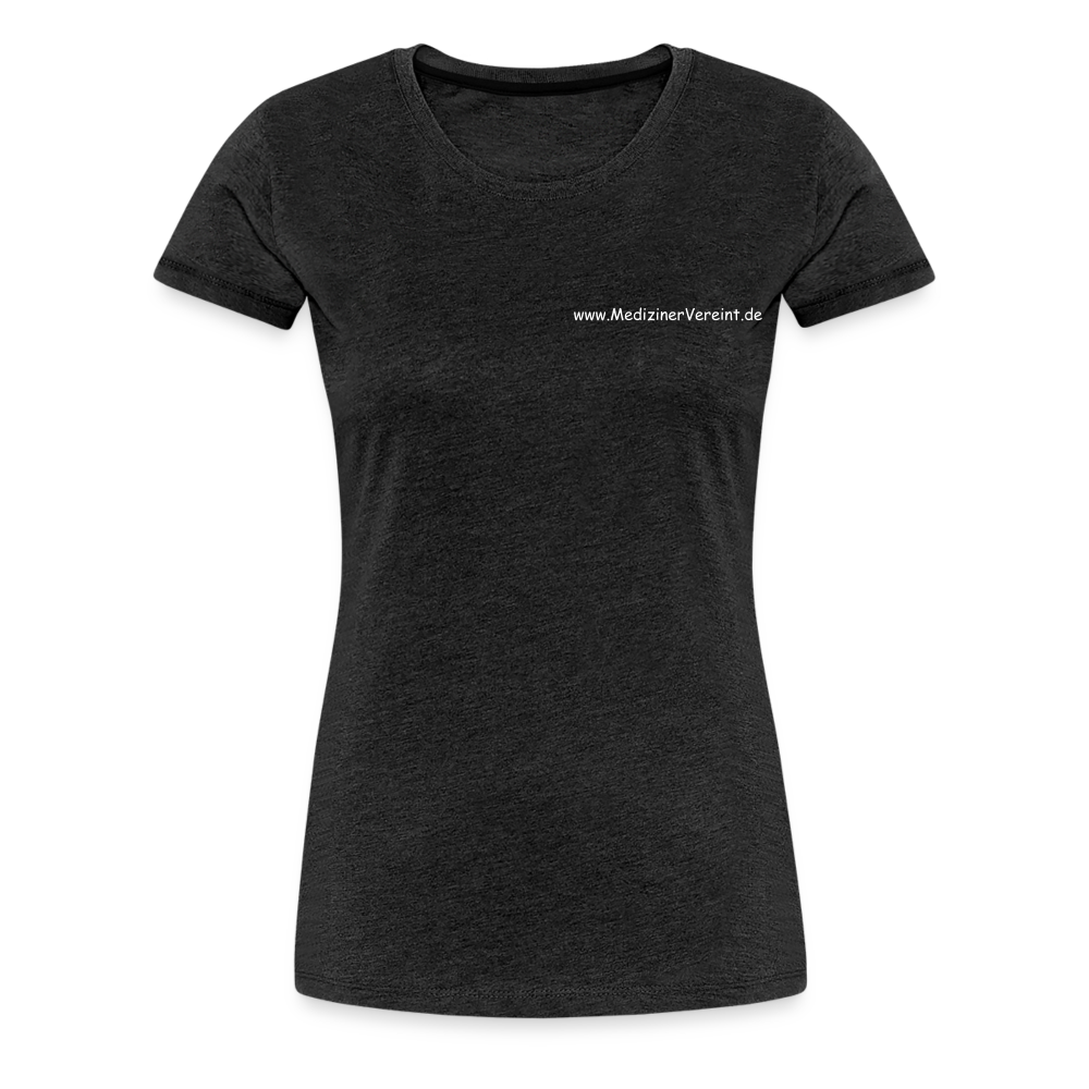 Frauen Premium T-Shirt NO PICTURE PLEASE - Anthrazit