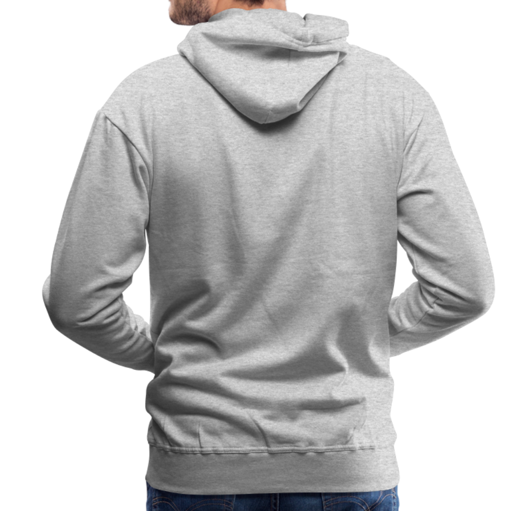 Männer Premium Hoodie NO PICTURE PLEASE - Grau meliert