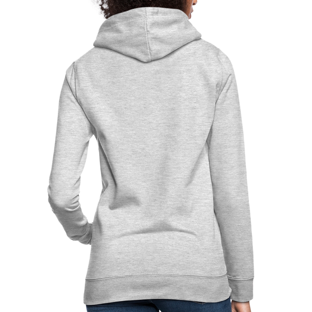 Frauen Hoodie NO PICTURE PLEASE - Hellgrau meliert